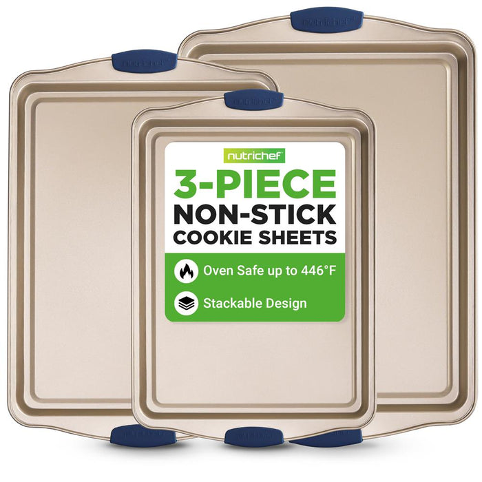 NutriChef 8-Piece Nonstick Stackable Bakeware Set (8-piece)