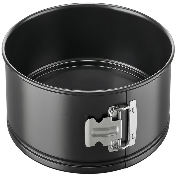 9" Nonstick Springform Cake Pan, Easy Release, Carbon Steel, Black