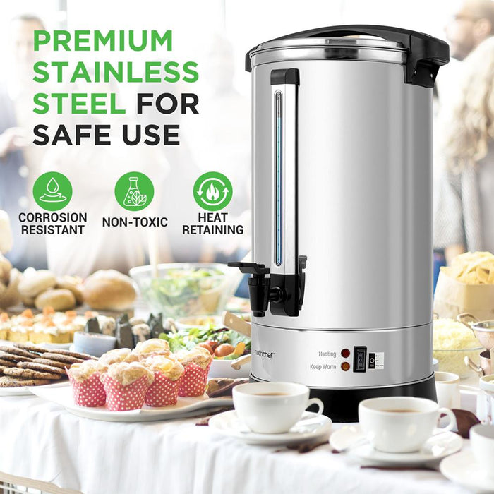 19L Water Boiler & Dispenser, Quick Heat, Stainless Steel, Silver