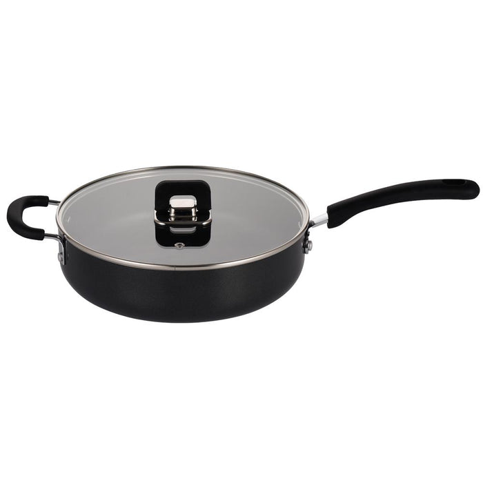 Non-Stick Saute Pan With Lid - Non-Stick Stylish Kitchen Cookware With Foldable Knob, 3.7 Quart, Works With Model: Nccwstkblk (Black)