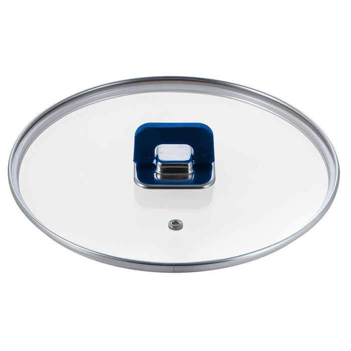 Lid For 5 Quart Casserole - See-Through Tempered Glass Lids, Works With Model: Nccwstkbul (Blue)