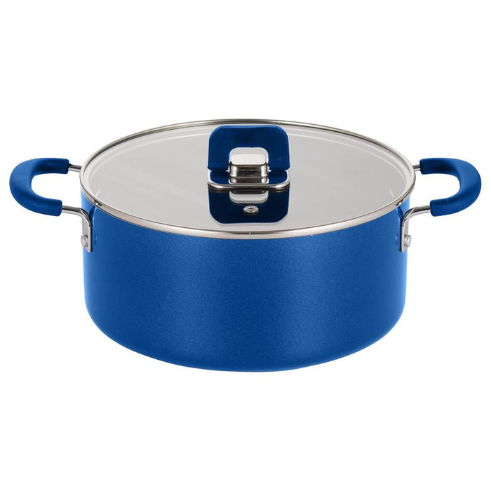 Non-Stick Casserole With Lid - Non-Stick Stylish Kitchen Cookware With Foldable Knob, 5 Quart, Works With Model: Nccwstkbul (Blue)