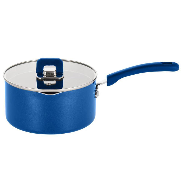 Saucepan Pot With Lid - Non-Stick Stylish Kitchen Cookware With Foldable Knob, 3.1 Quart, Works With Model: Nccwstkbul (Blue)