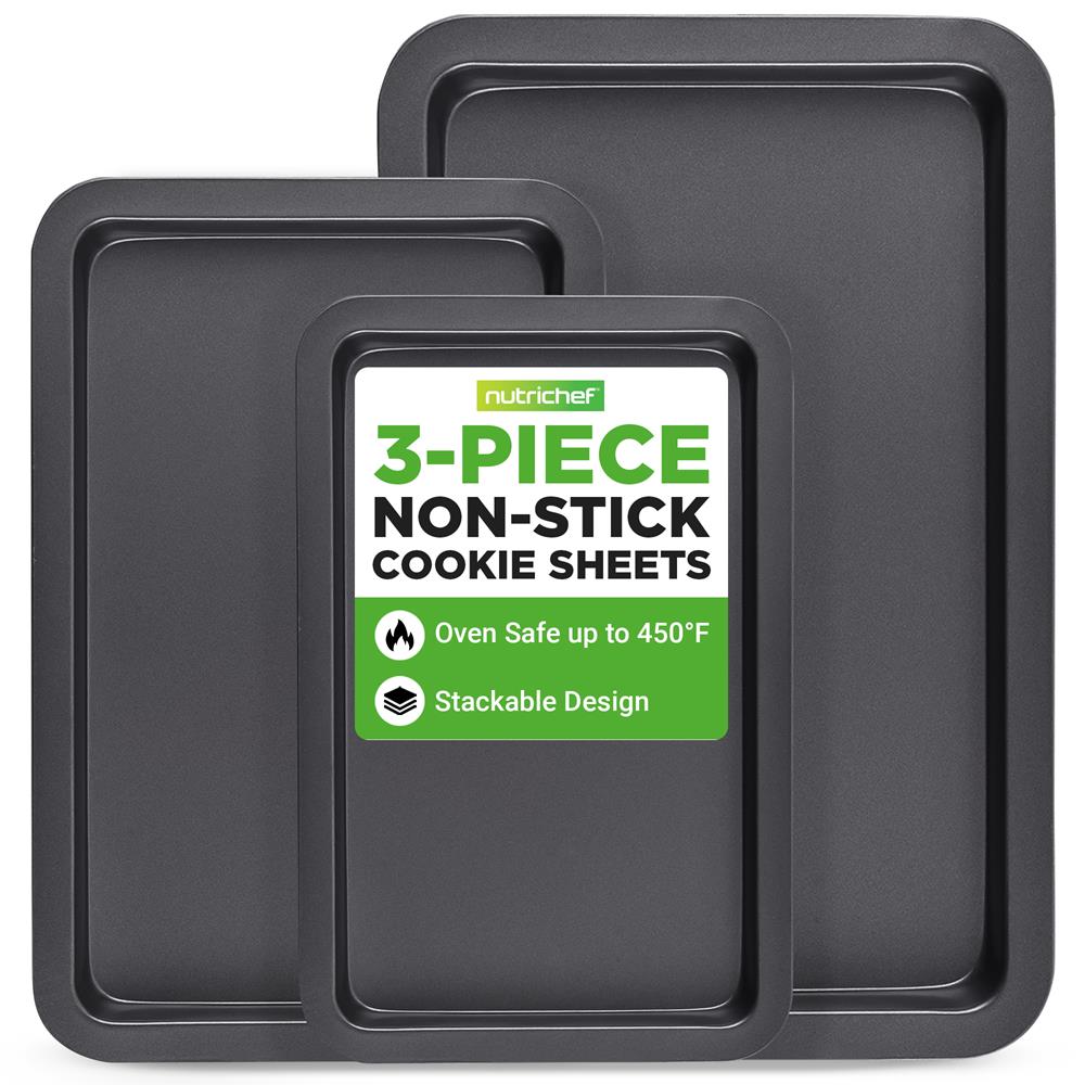 Nonstick Cookie Sheet Baking Pan — NutriChef Kitchen