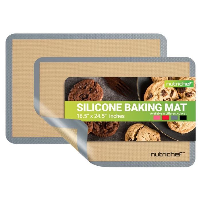 Silicone Baking Sheet - Reusable, Easy & Convenient, Nonstick Matt Used For Oven - (Grey)