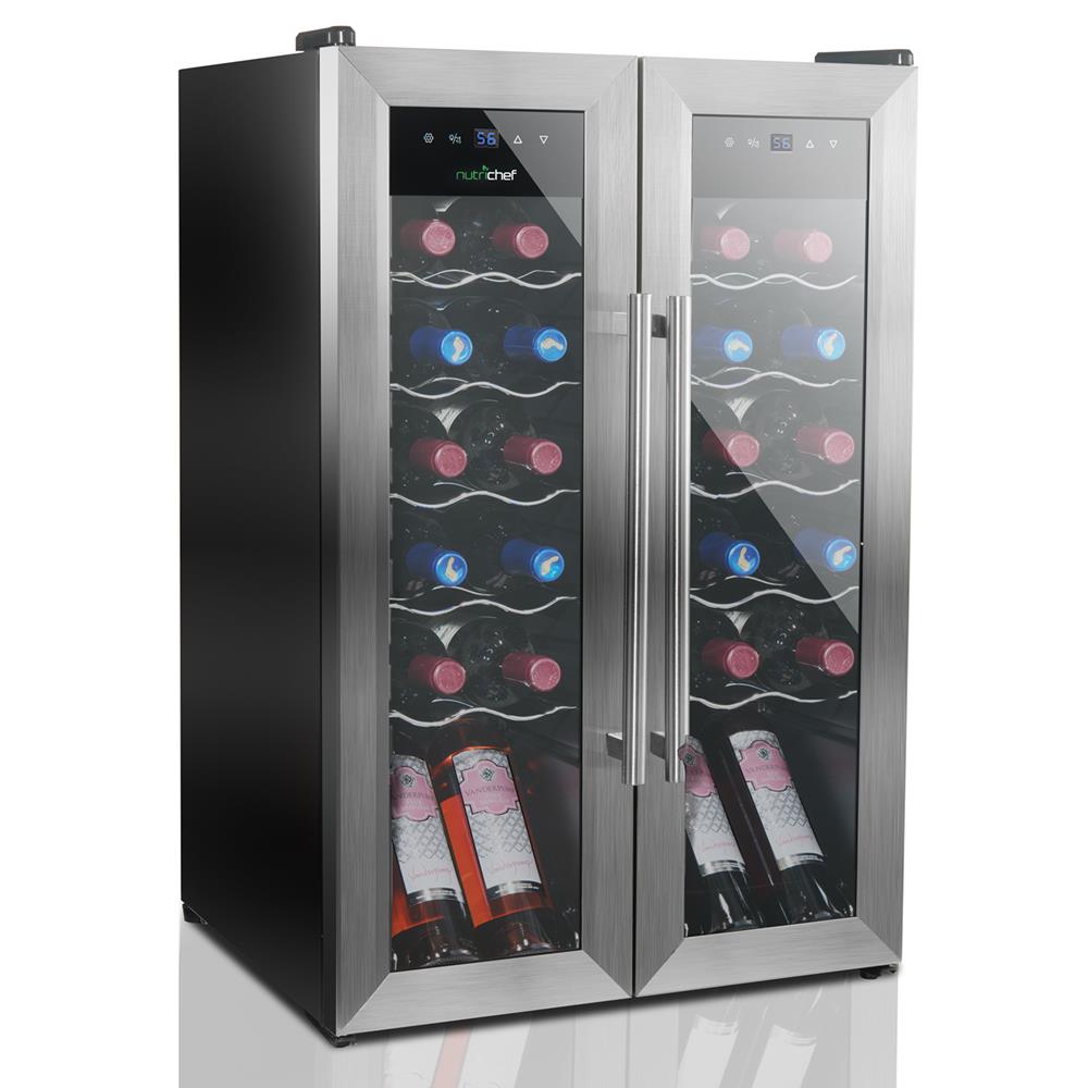 Mini Fridge Wine Coolers Walmart Koolatron Thermoelectric Bottle