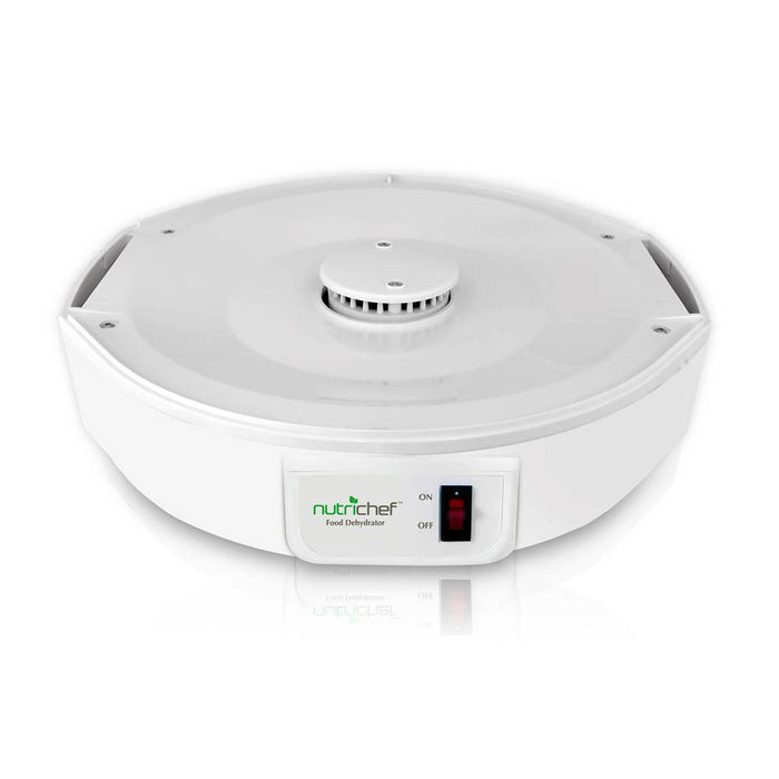 Electric Countertop Food Dehydrator, Food Preserver (White)