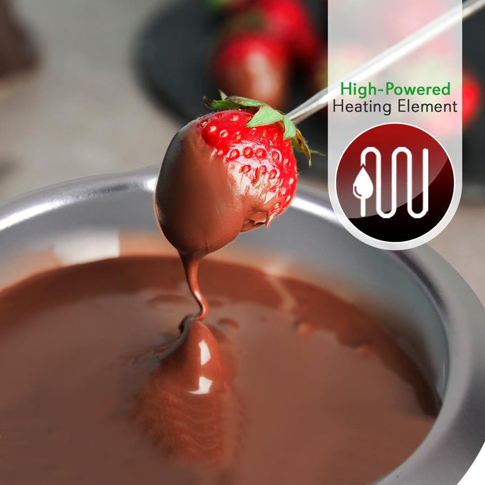 Electric Chocolate Melting And Warming Fondue Set