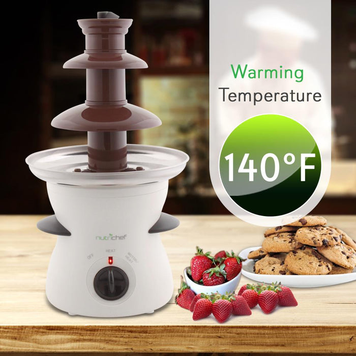 Chocolate Fondue Pot Melter Fountain