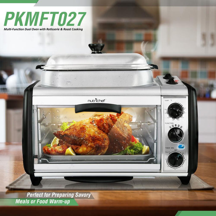 Multi-Function Dual Oven With Rotisserie & Roast Cooking