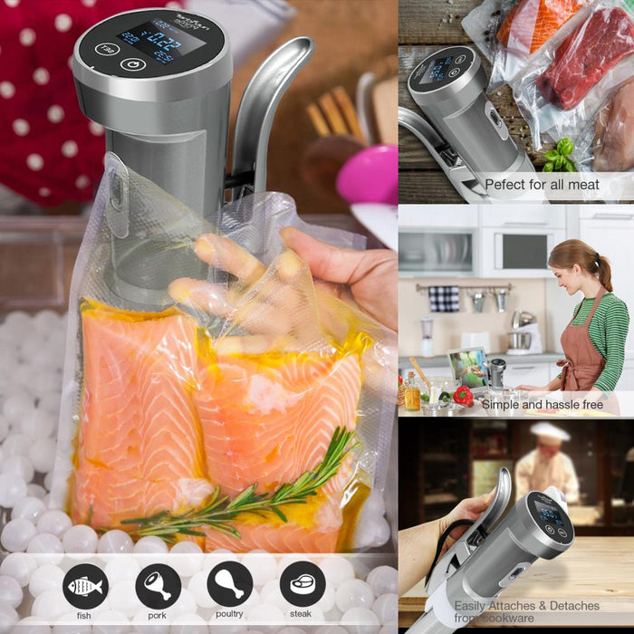 Sous-Vide Immersion Circulator Cooker (Gray)