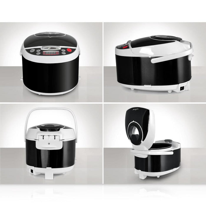 Electric Multi-Cooker, Digital Multifunction Rice Cooker & Food Steamer