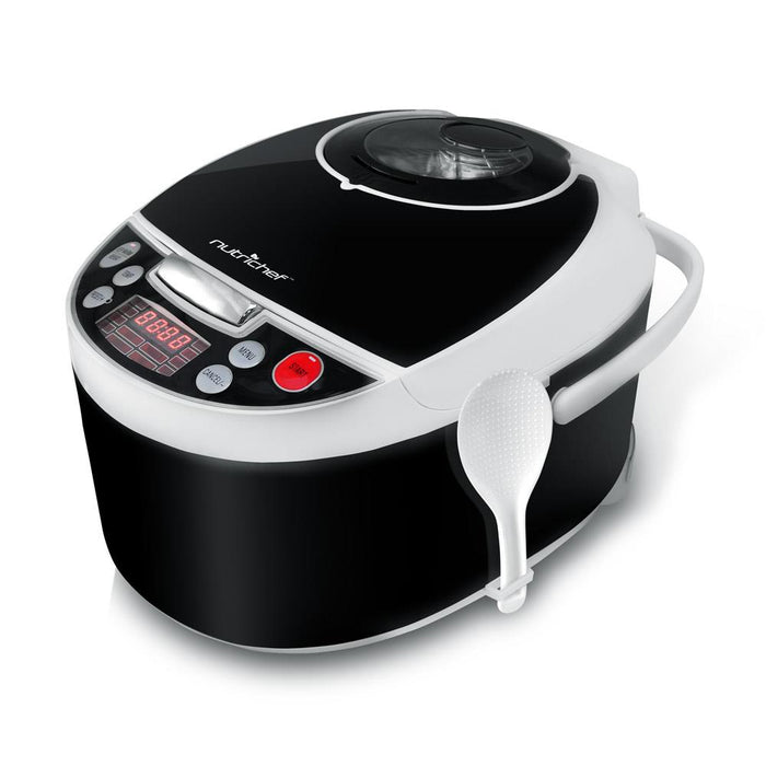 Electric Multi-Cooker, Digital Multifunction Rice Cooker & Food Steamer