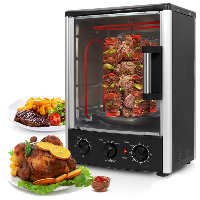 Multi-Function Vertical Oven - Countertop Rotisserie Oven With Bake & Roast Cooking