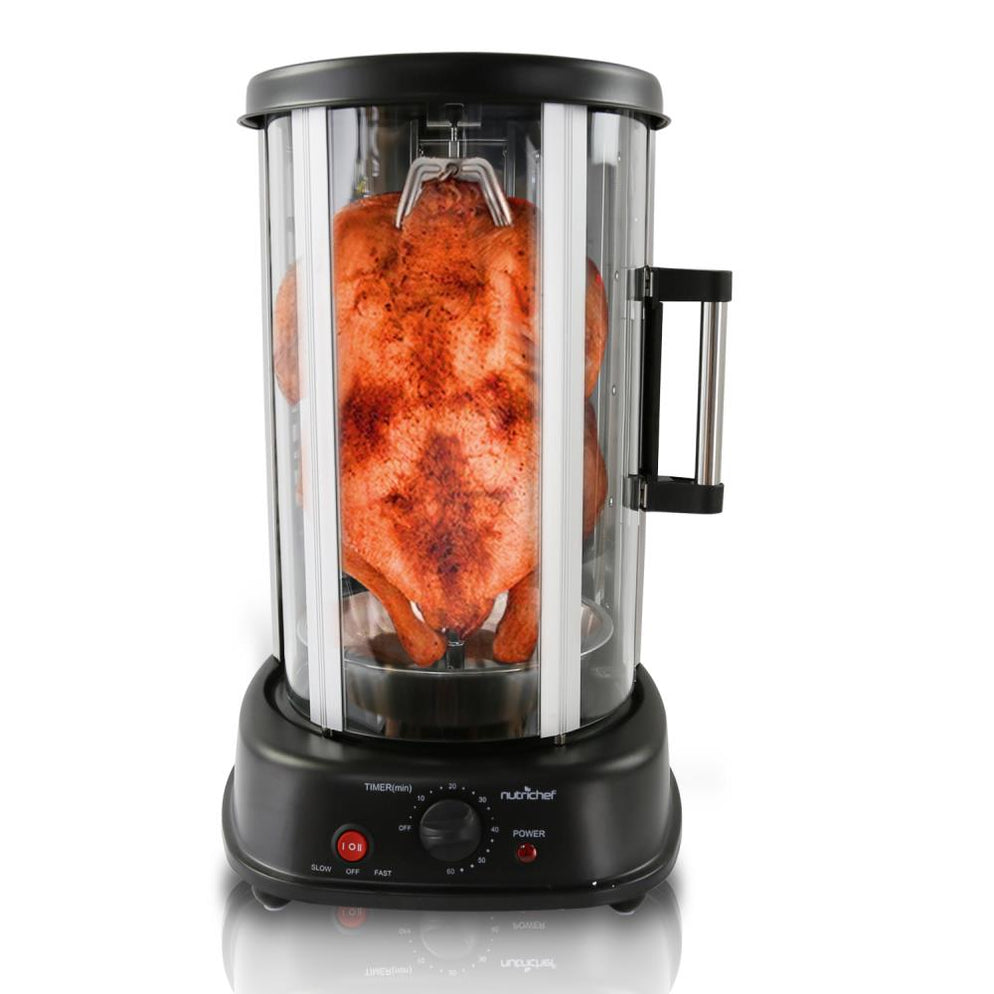 Vertical Rotisserie Oven - Rotating Kebob Cooker — NutriChef Kitchen