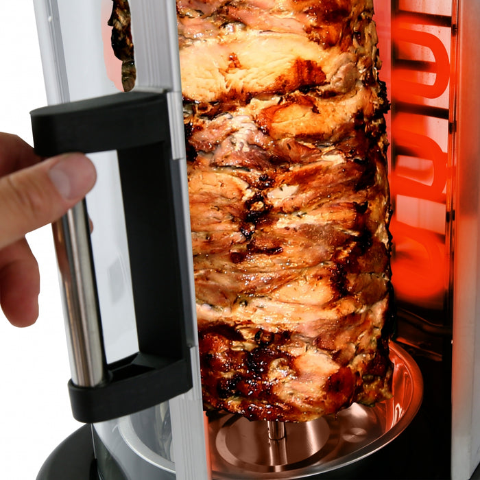 Vertical Rotisserie Oven - Rotating Kebob Cooker