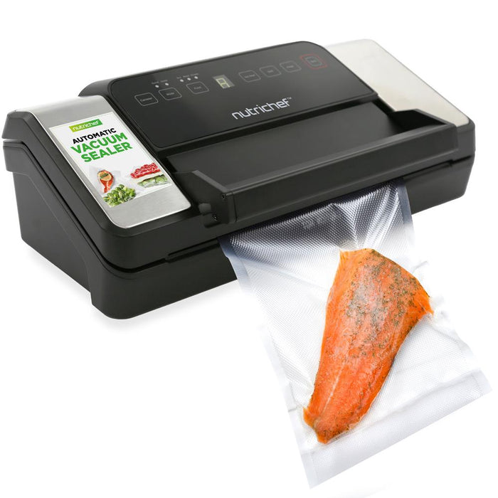 Vacuum Sealer for Food Freshness, Dual Seal, Built-in Cutter, High Suction