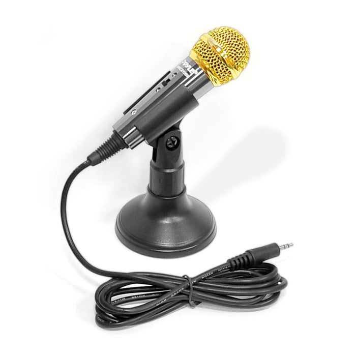 Wired Vocal Microphone, Handheld Condenser Mic, 3.5Mm Connector (Black)