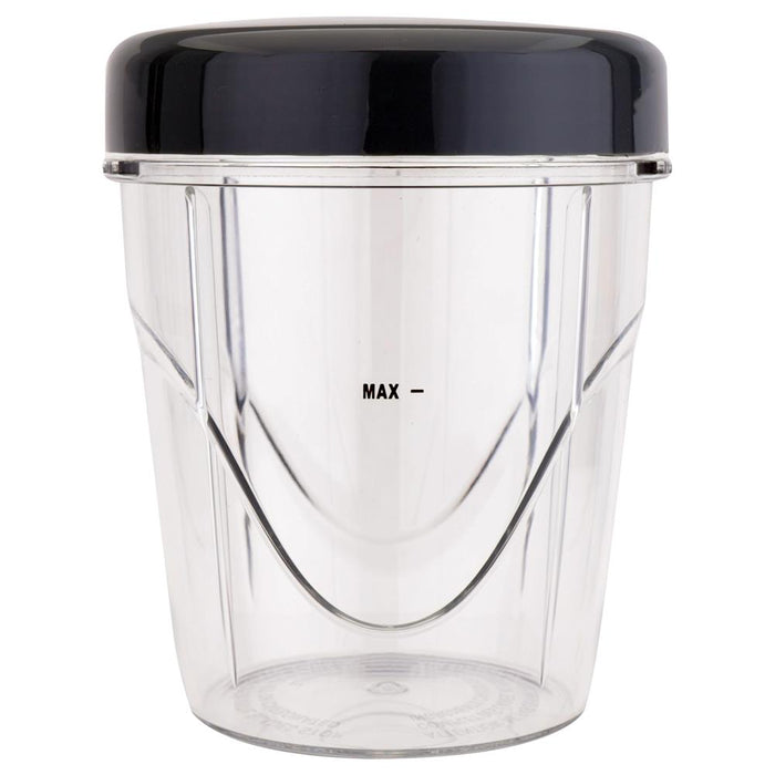 Small Blend Cup With Gray Solid Lid Replacement Part - Used For Nutrichef Model Number: Ncbl60 (Gray)