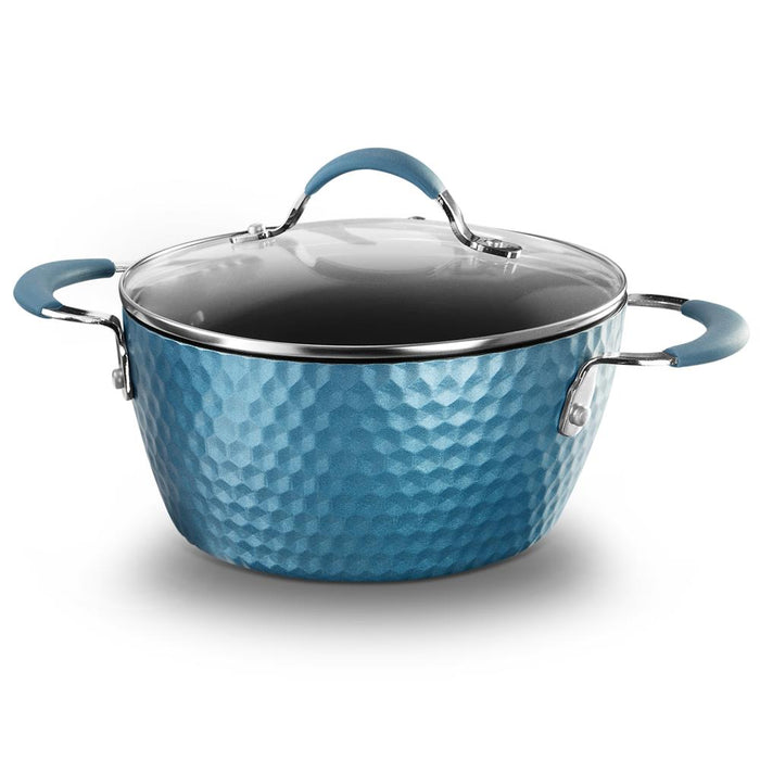 Dutch Oven Pot With Lid - Stylish Kitchen Cookware With Elegant Diamond Pattern, Non-Stick, 3.6 Quart (Works With Model: Nccw11Bd)