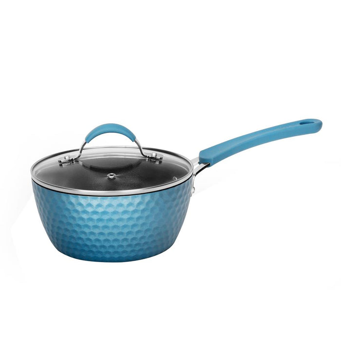 Saucepan Pot With Lid- Stylish Kitchen Cookware With Elegant Diamond Pattern, Non-Stick, 1.7 Quart (Works With Model: Nccw11Bd)