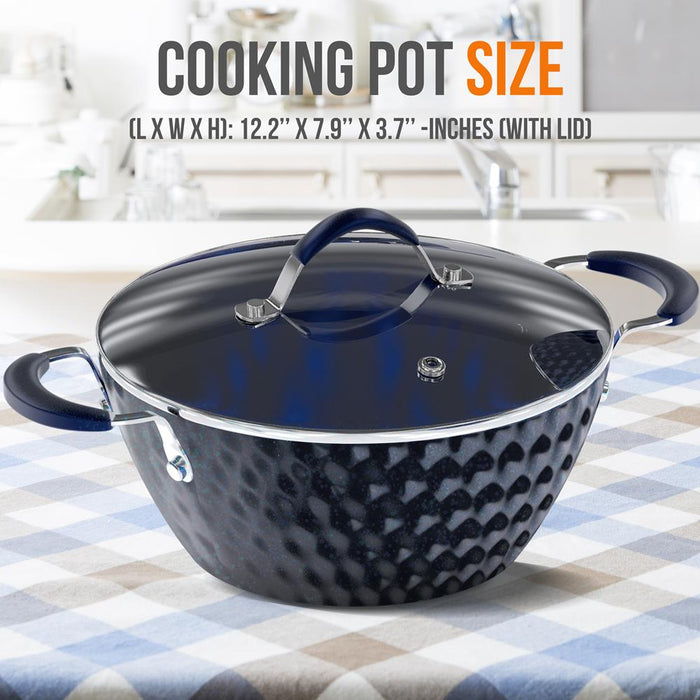 Cooking Pot With Lid - Non-Stick High-Qualified Kitchen Cookware, 2.1 Quart (Works With Model: Nccw11Ds)