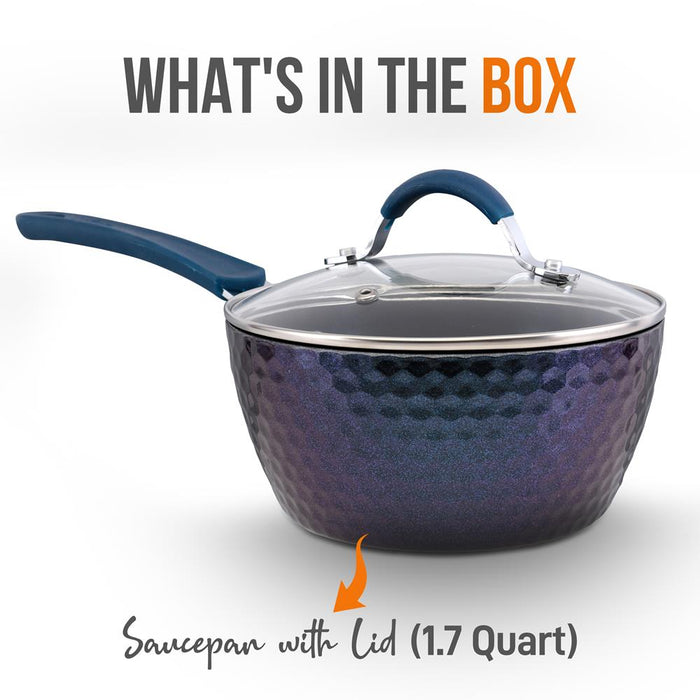 Saucepan Pot With Lid - Non-Stick High-Qualified Kitchen Cookware, 1.7 Quart (Works With Model: Nccw11Ds)