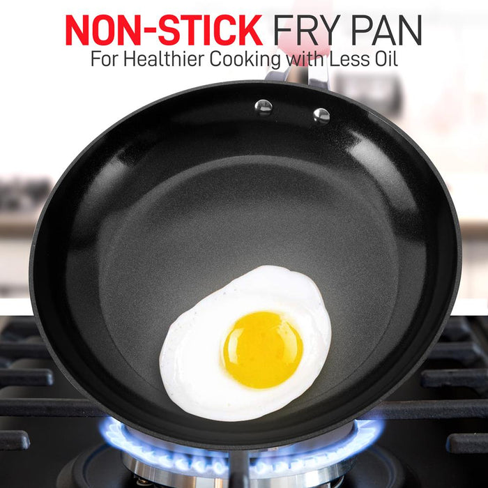 11'' Large Fry Pan - Non-Stick High-Qualified Kitchen Cookware, (Works With Model: Nccw11Rdd)