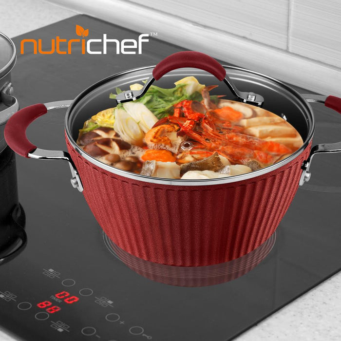 Cooking Pot With Lid - Non-Stick High-Qualified Kitchen Cookware, 2.1 Quart (Works With Model: Nccw11Rdl)