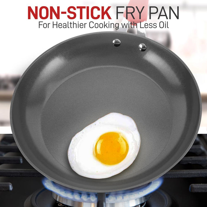 11'' Large Fry Pan - Non-Stick High-Qualified Kitchen Cookware, (Works With Model: Nccw11Rdl)