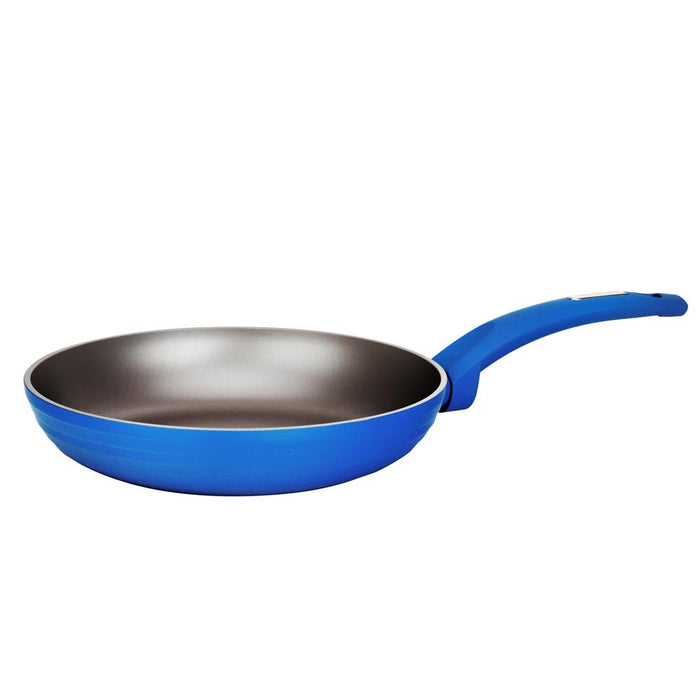 8'' Small Fry Pan - Non-Stick Stylish Kitchen Cookware With Light Gray Inside And Blue Outside (Works With Model: Nccw12Blu)