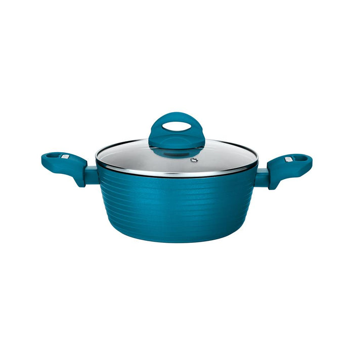 Cooking Pot With Lid -  Non-Stick Stylish Kitchen Cookware With Light Gray Inside And Green Outside (Works With Model: Nccw12Gr)