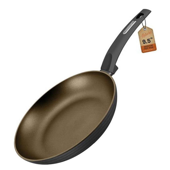 11'' Large Fry Pan - Non-Stick Stylish Kitchen Cookware With Metallic Ridge-Line Pattern (Works With Model: Nccw12S)