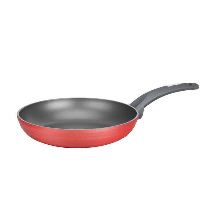 11'' Large Fry Pan -  Non-Stick Stylish Kitchen Cookware With Dark Gray Inside And Red Outside (Works With Model: Nccw12Red)