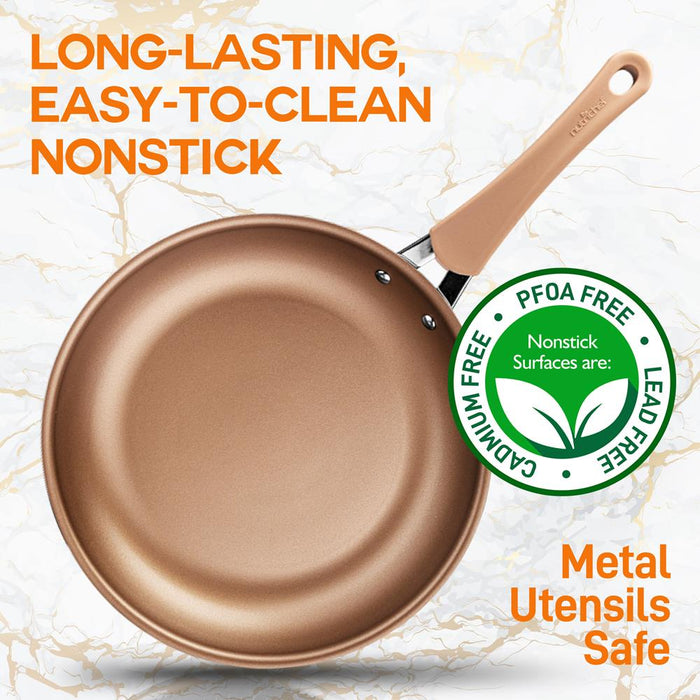 12'' Large Fry Pan - Non-Stick High-Qualified Kitchen Cookware (Works With Models: Nccw14S & Nccw20S)