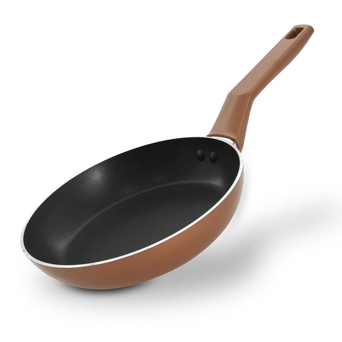 10'' Large Open Fry Pan - Non-Stick High-Qualified Kitchen Cookware With Black Inside And Brown Outside (Works With Model: Nccwa13Br)