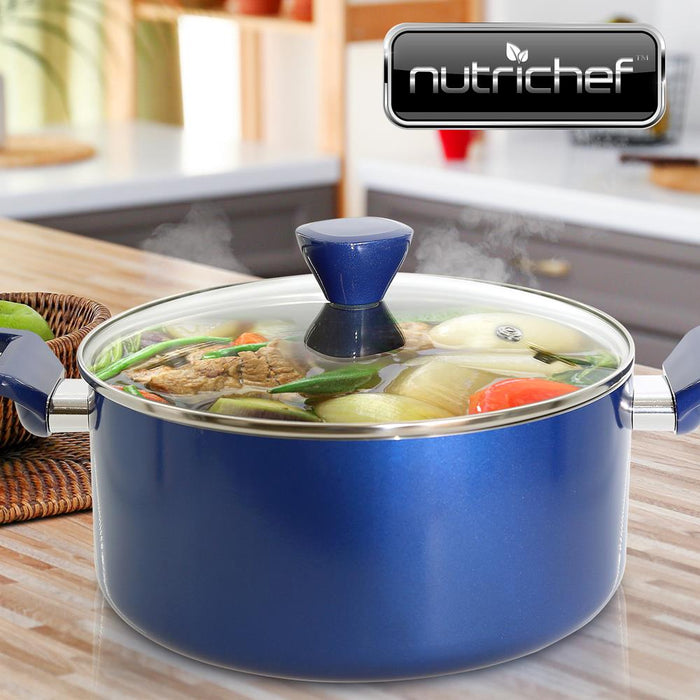 Non-Stick Casserole With Lid - High-Qualified Kitchen Cookware With See-Through Tempered Glass Lids, 5 Quart (Works With Model: Nccwa13Bu)