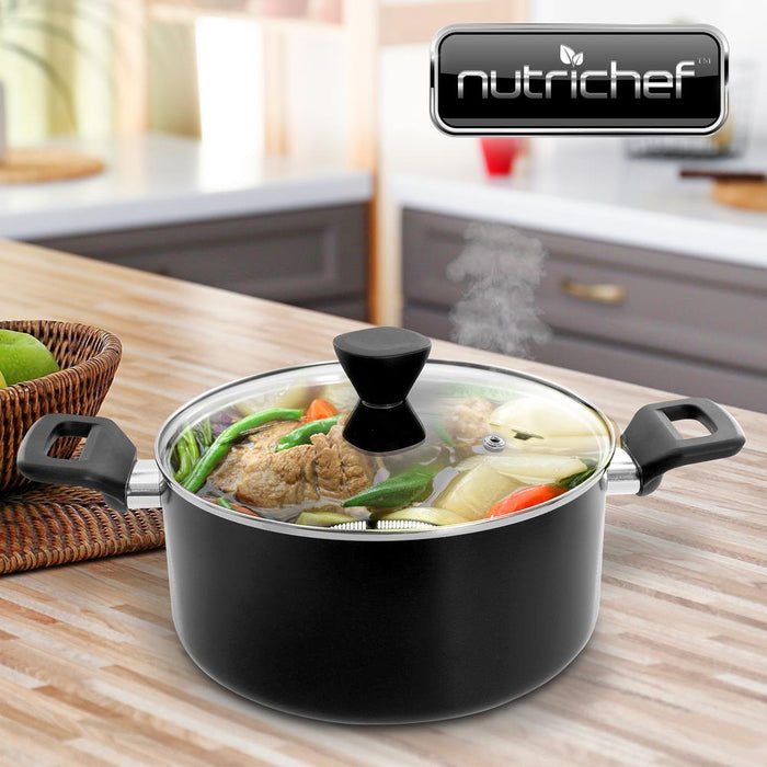 Non-Stick Casserole With Lid - High-Qualified Kitchen Cookware With See-Through Tempered Glass Lids, 5 Quart (Works With Model: Nccwa13)