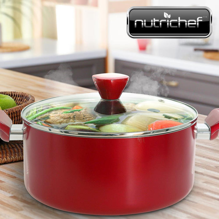 Non-Stick Casserole With Lid - High-Qualified Kitchen Cookware With See-Through Tempered Glass Lids, 5 Quart (Works With Model: Nccwa13Rd)