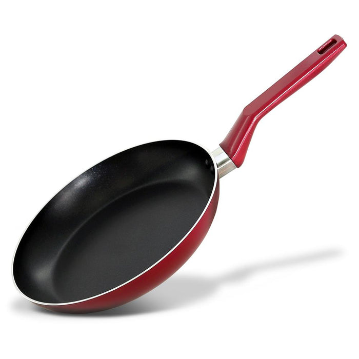 10'' Large Open Fry Pan - Non-Stick High-Qualified Kitchen Cookware With Black Inside And Red Outside (Works With Model: Nccwa13Rd)