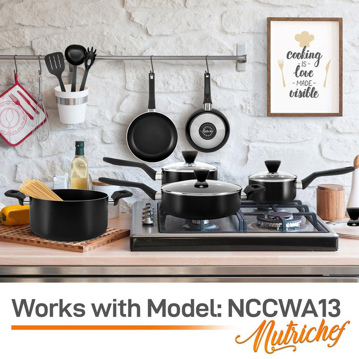 Kitchen Cooking Utensils Set - Includes Soup Ladle, Pasta Fork, And Spatula (Works With Model: Nccwa13)