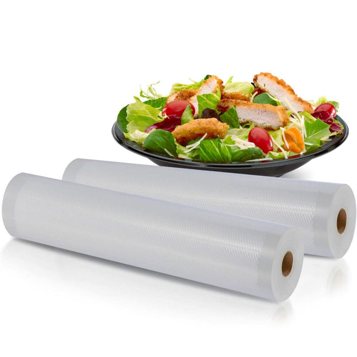 Vacuum Sealer Bags - Universal Air Vac Sealing Bags (2 Rolls, 100’ Ft. Total Length)