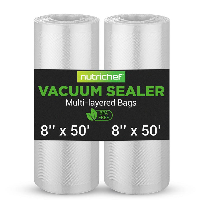 Vacuum Sealer Bags 100ft - Seal Freshness, Multi-Layered, Clear