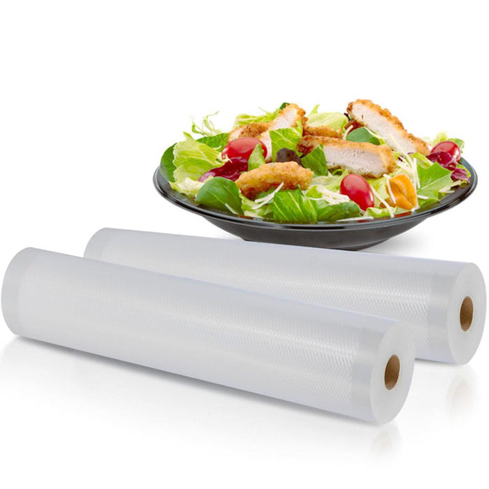 Vacuum Sealer Bags - Universal Air Vac Sealing Bags (2 Rolls, 100’ Ft. Total Length)