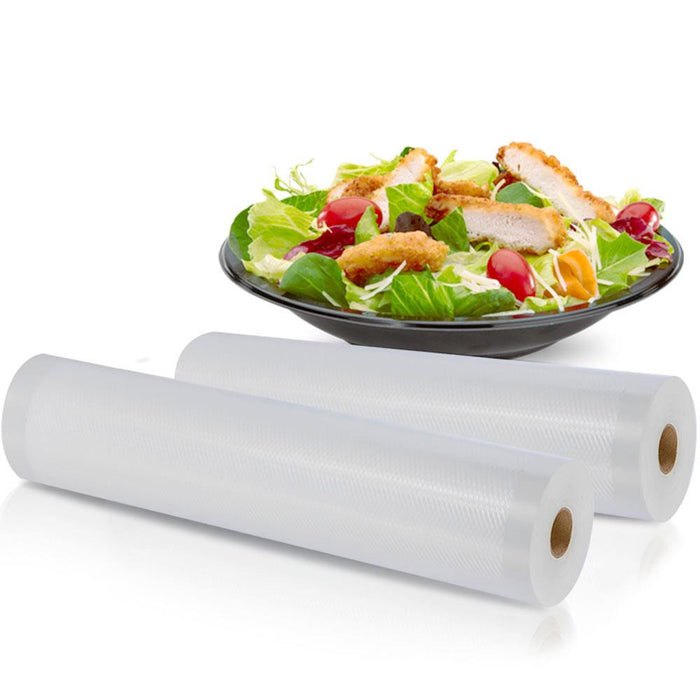 Vacuum Sealer Bags - Universal Air Vac Sealing Bags (2 Rolls, 100’ Ft. Total Length)