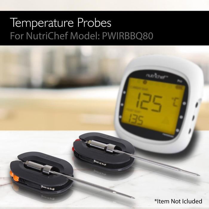 Temperature Probes (For Nutrichef Model: Pwirbbq80)