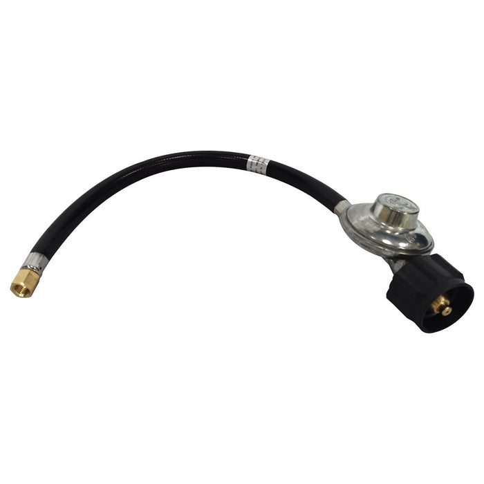 Propane Gas Fire Pit Regulator With Hose 7/16” Replacement Part - Used For Serenelife Model Numbers: Slfps3, Slfpx45