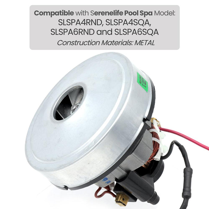 Replacement Air Pump For Inflatable Pool Spa, Compatible With Models: Slspa4Rnd, Slspa4Sqa, Slspa6Rnd And Slspa6Sqa