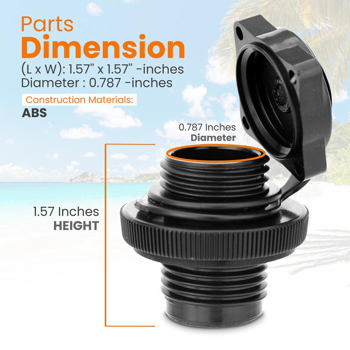 Replacement Screw Plug For Inflatable Pool Spa, Compatible With Models: Slspa4Rnd, Slspa4Sqa, Slspa6Rnd And Slspa6Sqa