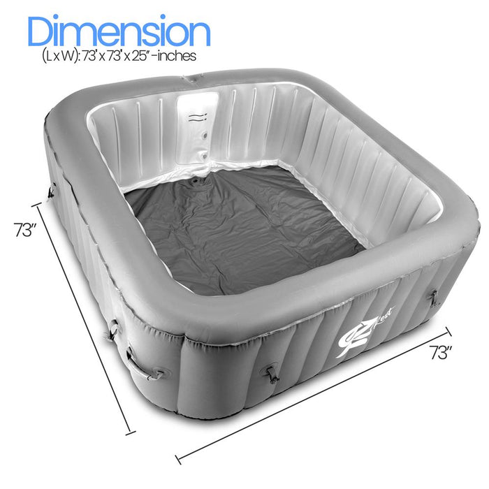 6-Seat Square Pool Body - Replacement Part, Works With Model Number: Slspa6Sqa